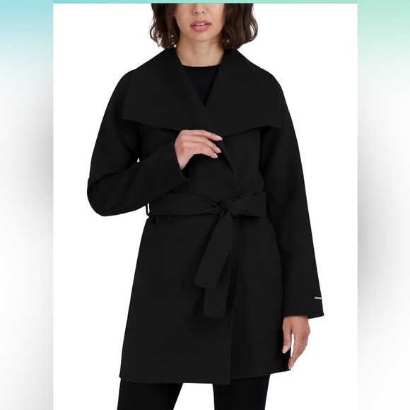 New with tags Ladies' Wrap Coat Tahari - Picture 4 of 13